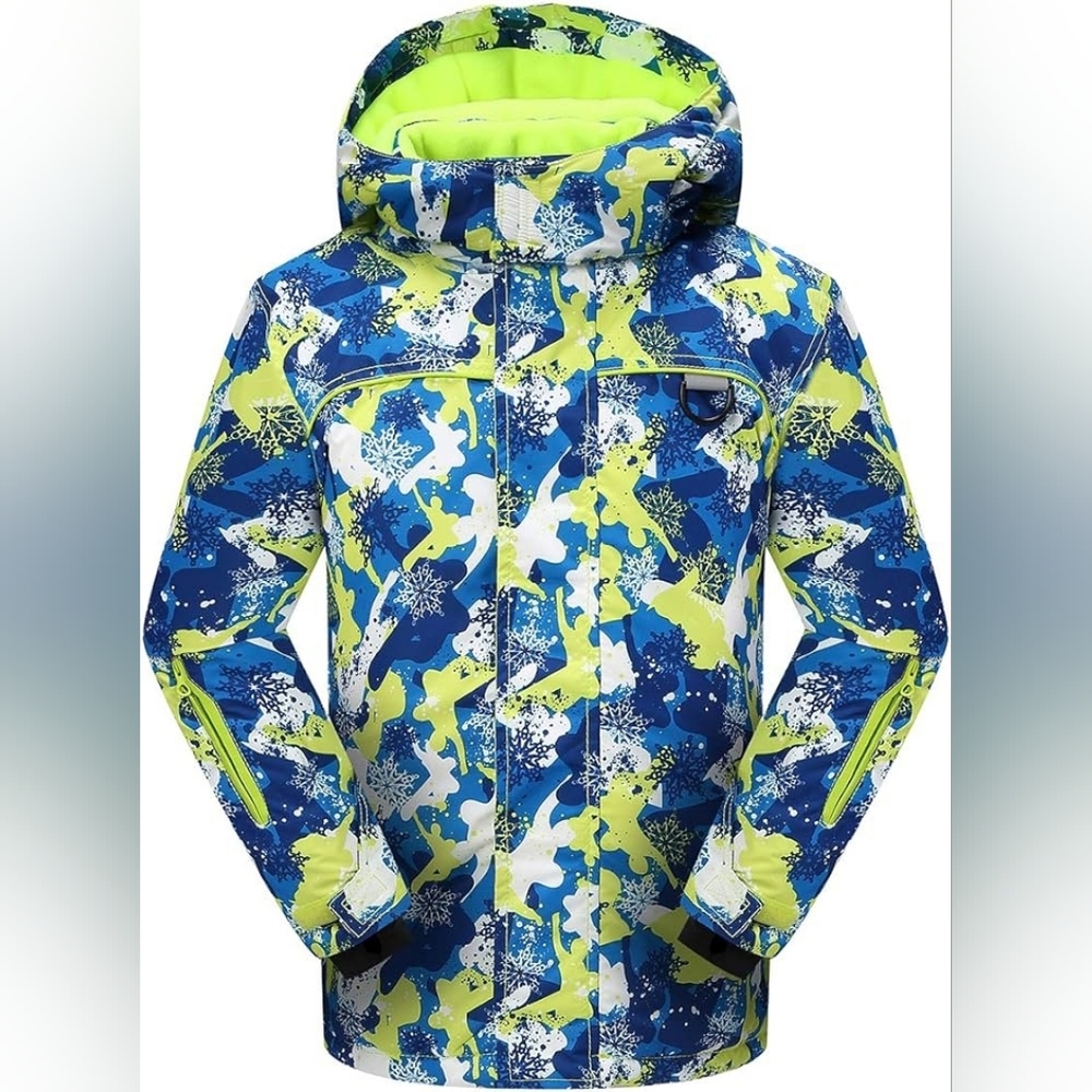 Phibee Big kids Waterproof Windproof Ski Jacket SizeXXL 158/164cm